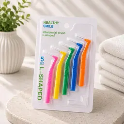 Міжзубні йоржики Healthy Smile Mix Pack (кутові), 5 шт, для щоденного використання та брекетів