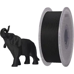 Пластик для 3D-принтера Bambu Lab PLA-CF 1кг, 1.75мм, Black, with spool, 14100 (A50-K0-1.75-1000-SPL) - мініатюра 3