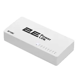 Комутатор PowerLink SF108C, 8xFE, Некерований 2E teh0018170 - мініатюра 2