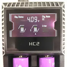 Зарядний пристрій для акумуляторів HC2 Charger на 2 акумулятори 18650 та інших - мініатюра 5