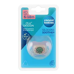 Пустушка Canpol babies Love&Sea силіконова кругла 6-18 місяців в асортименті (34/901) - мініатюра 6