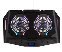 Охолоджувальна підставка для ноутбука 15.6-17.3 дюйма 2E Gaming CPG006 2xFan RGB LED - мініатюра 2