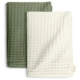 Вафельні рушники Fresh Greek Waffle CS1 2шт 75х95см/75х130см (SetTw_GreekWaffle_53Olive75x95_02Avori75x130)