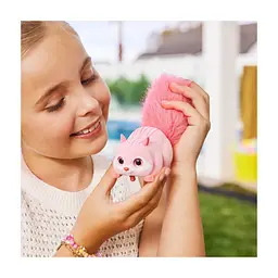 Інтерактивна іграшка Pets & Robo Alive Pets alive S1 Білочка рожевий (9565B) - мініатюра 5