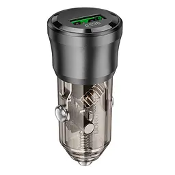 Адаптер автомобільний Borofone Noble single-port Car charger BZ23 |1USB, 18W/3A, QC3.0|