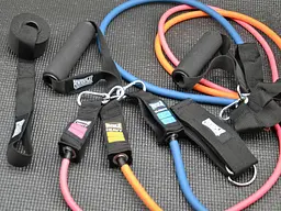 Набір трубчастих еспандерів PowerPlay PP-4101 Expander Tube Set 3 шт (до 18,2 кг.) (PP-4101_3set) - мініатюра 8