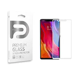 Захисне скло для Xiaomi Mi 8 SE, 3D PREMIUM, повноекранне 3D скло з рамкою, глянцеве, загартоване, протиударне, ультратонке, олеофобне покриття, 9H, стійкість до подряпин, проста установка, повне проклеювання, ArmorStandart (ARM52301)