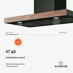 Витяжка Klarstein ZenFusion T 210 Вт (10046762) - мініатюра 5
