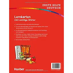 Erste Hilfe Deutsch - Lernkarten - Juliane Forssmann