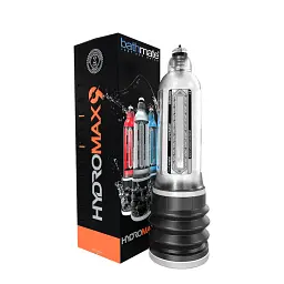 Гідропомпа Bathmate Hydromax 9 Clear (X40) для члена завдовжки від 18 см до 23 см діаметр до 5.5 см - мініатюра 3