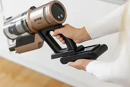 Gorenje Пилосос Gorenje бездротовий, 125Вт, конт пилок -0.6л, автон. робота до 60хв, HEPA, підсвічування, індикатор, турбощітка, бронзовий - мініатюра 10