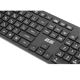 Клавиатура 2E KS260 Wireless EN/UA Black (2E-KS260WB) - миниатюра 3
