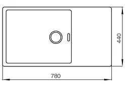 Мийка MIXXUS MX7844-200x1.2-PVD-BRONZE (MX0562) - мініатюра 2