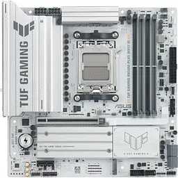 Материнська плата AM5 Asus TUF GAMING B850M-PLUS WIFI7 W, B850, 4xDDR5, Int.Video (CPU), 4xSATA3, 3xM.2, 1xPCI-E 5.0 x16, 1xPCI-E 4.0 x1, ALC1220P, Realtek 2.5Gb, WiFi 7, Bluetooth 5.4, 10xUSB 3.2 / 6xUSB 2.0, HDMI/DP, MicroATX - мініатюра 2