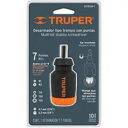 Викрутка-ручка Truper Mini 7 біт (DTROM-7) - мініатюра 3