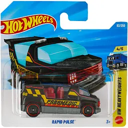 Базова машинка Hot Wheels HW Heavyweights Rapid Pulse чорна (5785) JJJ46-N521