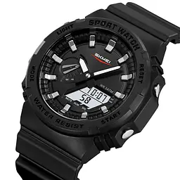 Наручний годинник чоловічий 2351BKWT Black-White Skmei acs0029984 - мініатюра 2