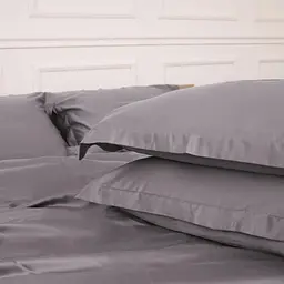 Постільна білизна MirSon Tencel №06 Gray 2x160x220 Сімейний Євро (2200009370533) - мініатюра 5