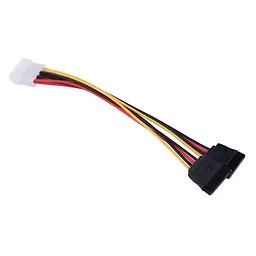 Кабель ділник живлення TCOM Molex 2 x Sata перехідник адаптер 15 см - мініатюра 3