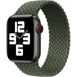 Ремінець Braided Solo Loop Band для Apple Watch 38/40/41mm Inverness Green Size 6 144mm [105202] - мініатюра 1