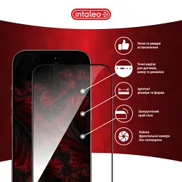 Скло захисне Intaleo Full Glue Apple iPhone 16 Pro Black (1283126593802) - миниатюра 3