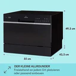 Посудомийна машина Klarstein Amazonia 6 Smart (10041886) - мініатюра 2