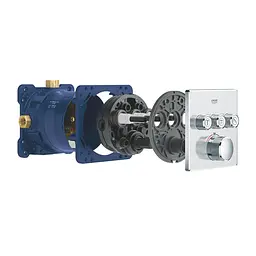 Душова система прихованого монтажу термостатична Grohe QuickFix Smartcontrol UA202802C3, Хром - мініатюра 3