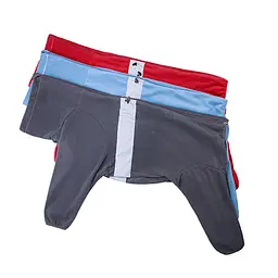 Тепла флісова піжама з високим коміром Wan talk Warm Fleece Dog Pajamas, Grey, M - мініатюра 4