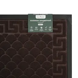 Килимок придверний Eco Fabric Луска з кромкою коричневий 40 х 60 см (4060-103) - мініатюра 5