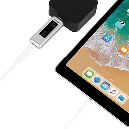 Кабель Tronsmart Type-C to Lightning 1.2m LCC06 Double Braided Nylon 4FT cable White - мініатюра 3