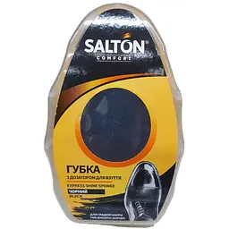 Губка Salton для взуття з гладкої шкіри 6 мл чорний (52/10) - мініатюра 2