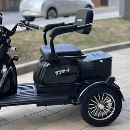 Електроскутер Триколісний Crosser TR1 Pro (1500W, 76.8V, 30Ah) Чорний - мініатюра 3