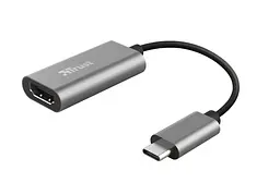 Адаптер Trust Dalyx USB-C > HDMI, 0.2м, Алюміній, чорний teh0018506 - мініатюра 2