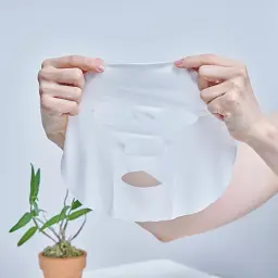 DR.PLANT Aloe Vera Hydrating Silk Sheet Mask інтенсивно зволожуюча тканинна маска для обличчя з алое вера, 1 шт - мініатюра 2