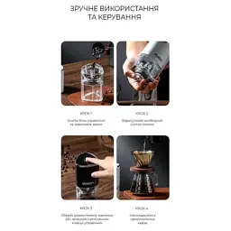 Кавомолка DYXON MEGAGRIND 155 Black (DXNKMMGGD155B) - мініатюра 11