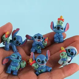 Дитячі фігурки Ліло та Стіч Lilo & Stitch 6 шт - мініатюра 4