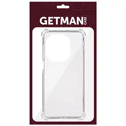 TPU чохол GETMAN Ease logo посилені кути для TECNO Spark 20 Pro Безбарвний (прозорий) - мініатюра 2