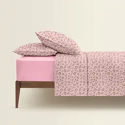 Підковдра двоспальна фланель 180х220 PASTEL LEOPARD COSAS (4822052374085) - мініатюра 2