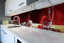 Кухонний фартух Happy Pocket Смородинове Вино для кухні наклейка ПВХ червоні ягоди Напої 60х200 см Z180463