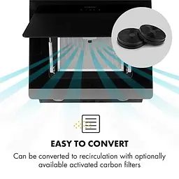 Витяжка Klarstein Aurora Eco 550 м³/год (10039927) - мініатюра 5