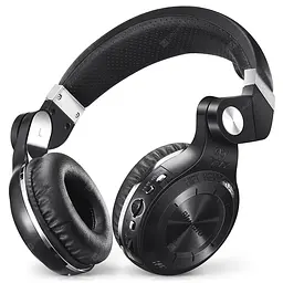 Навушники Bluedio T2 Plus з вбудованим радіо Bluetooth бездротові чорні - мініатюра 2