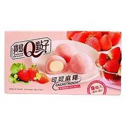 Моті з полуницею Mochi Cacao Strawberry 80g