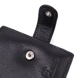 Гаманець для чоловіків зручного розміру із натуральної шкіри ST Leather 22461 чорний - мініатюра 7