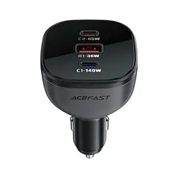 Зарядний пристрій Acefast 3xUSB 165 Вт (2xUSB-C + USB-A) B14 (6974316282938) - мініатюра 4