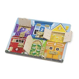 Дошка Melissa&Doug із засувками дерев'яна (MD13785) - мініатюра 3