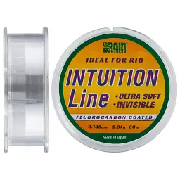 Волосінь Brain Intuition 50 м 0.185 мм 1.2 2.9 кг 6.4 lb  clear