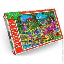 ПАЗЛИ "БІЛОСНІЖКА І 7 ГНОМІВ", 260 ЕЛ DANKOTOYS (C260-12-01,02)