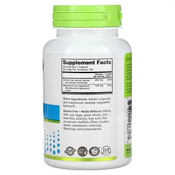 Кальцій та магній NutriBiotic Calcium Magnesium 100 капсул - мініатюра 2