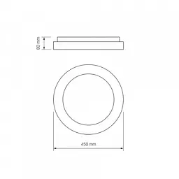 LED світильник Videx EDGE-RC-72W-BLACK (VLE-ERC-RGB-72B) - мініатюра 7