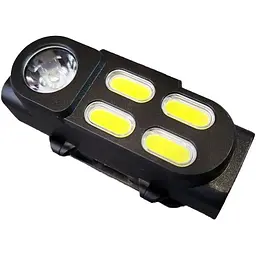 Ліхтар акумуляторний KX-211 налобний універсальний XPE+COB USB 18650 - мініатюра 4